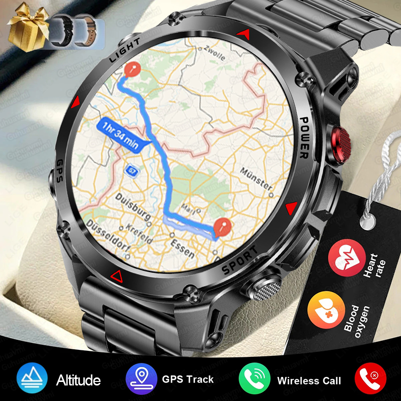 Outdoor Camping Japan - 2025New Outdoor Military Smart Watch Men