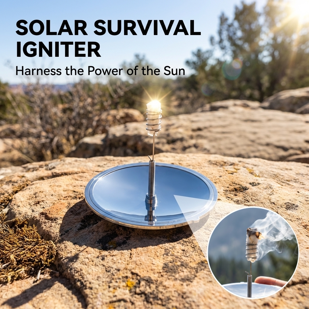 Outdoor Camping Games - Portable Solar Igniter For Outdoor Hiking