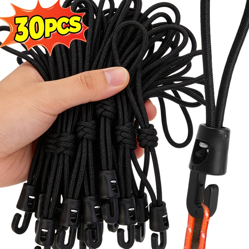 Outdoor Camping Extension Cord - 10/15/25cm Elastic Bungee Cord Adjustable High