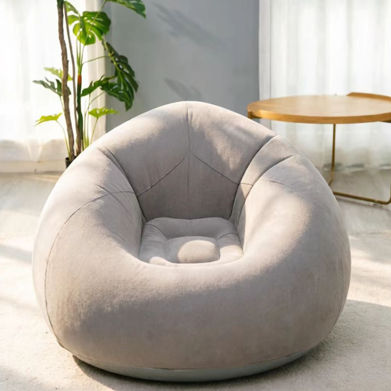 Outdoor Camping Furniture - Portable Inflatable Round Sofa Lazy Lounge