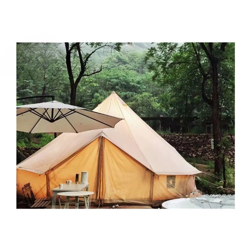 Outdoor Camping And Glamping - Summer Outdoor Fishing Beach Bell Tent