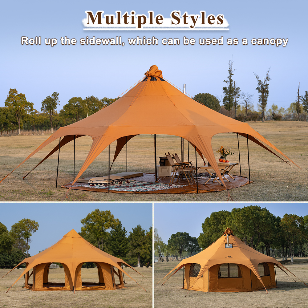 Outdoor Camping And Glamping - Cheap High-end 4 Season Cotton Oxford