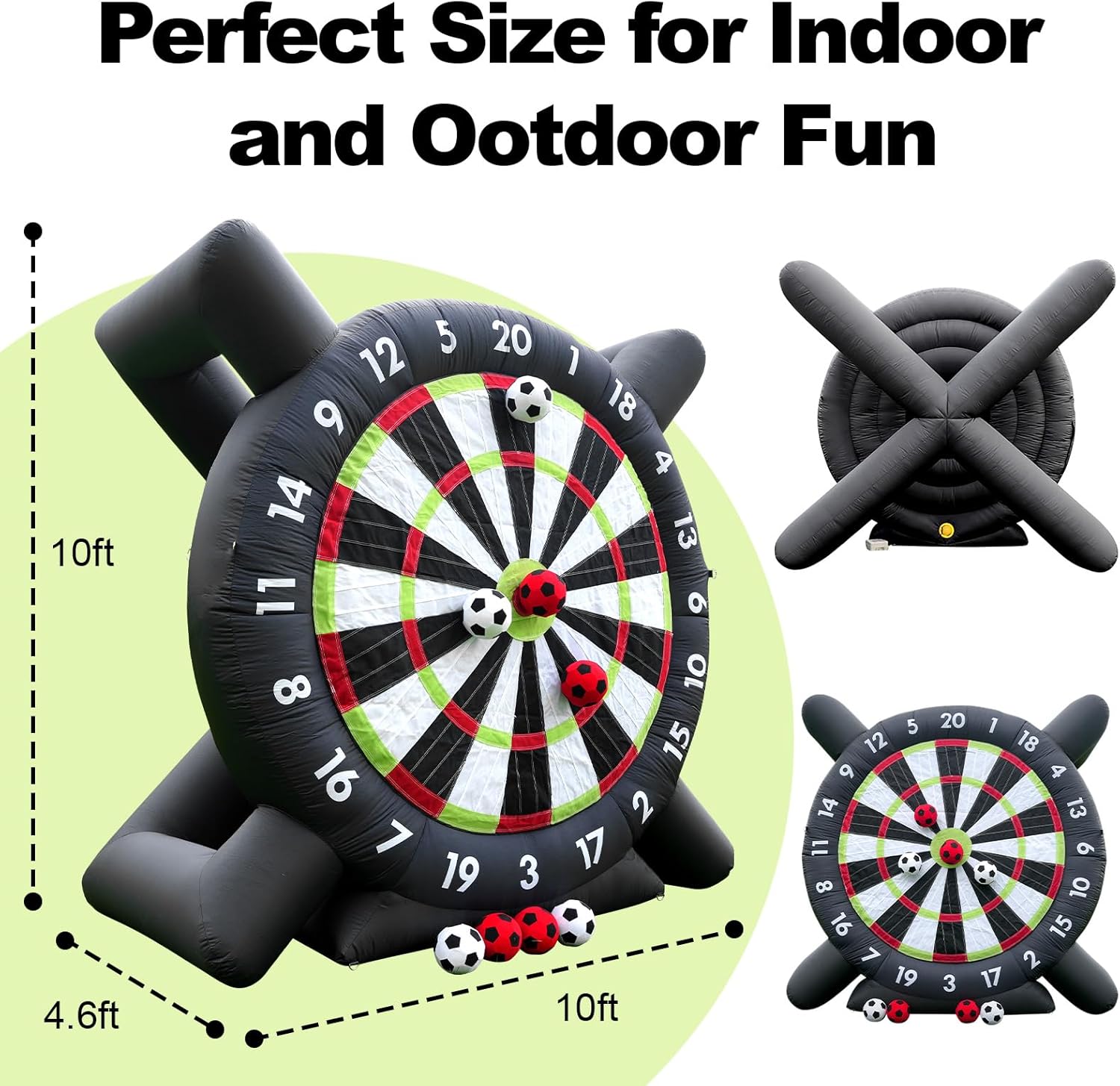 10ft Inflatable Football Dart  - đánh giá và giá Jinli Outdoor Camping Store