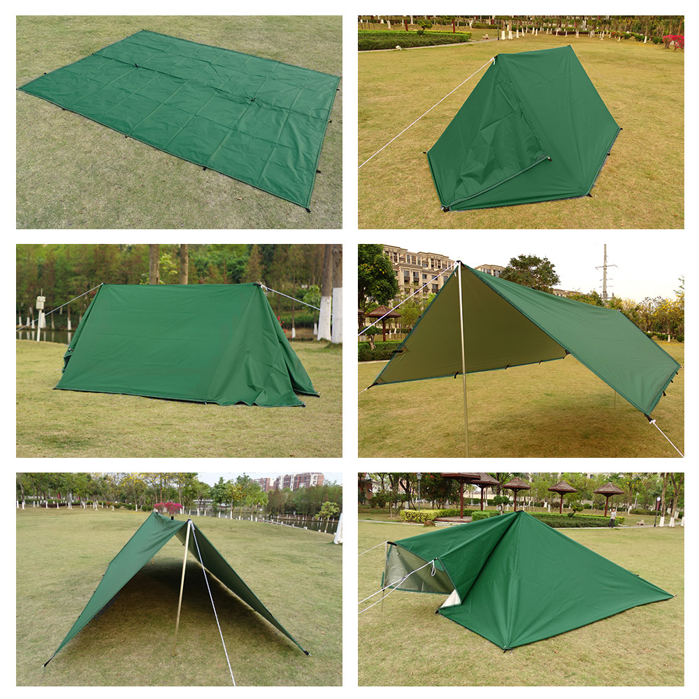 4x4m 4x3m 3x3m 19 Hang Points  - đánh giá và giá Waterproof Tarp Shelter