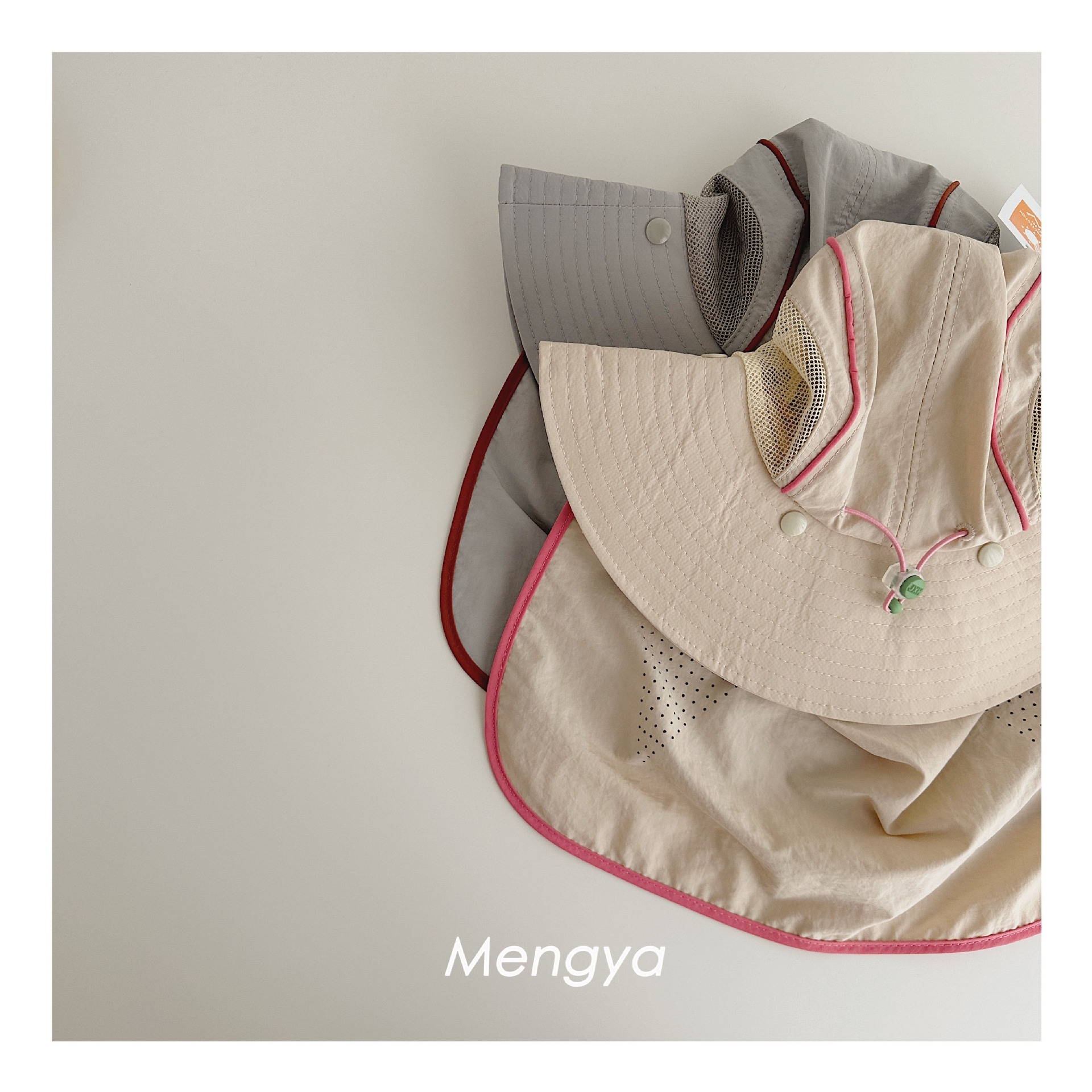 baby boys girls Stitching Mesh - đánh giá và giá Camping Outdoor Quick Drying Sun Neck Protection Cap Hat