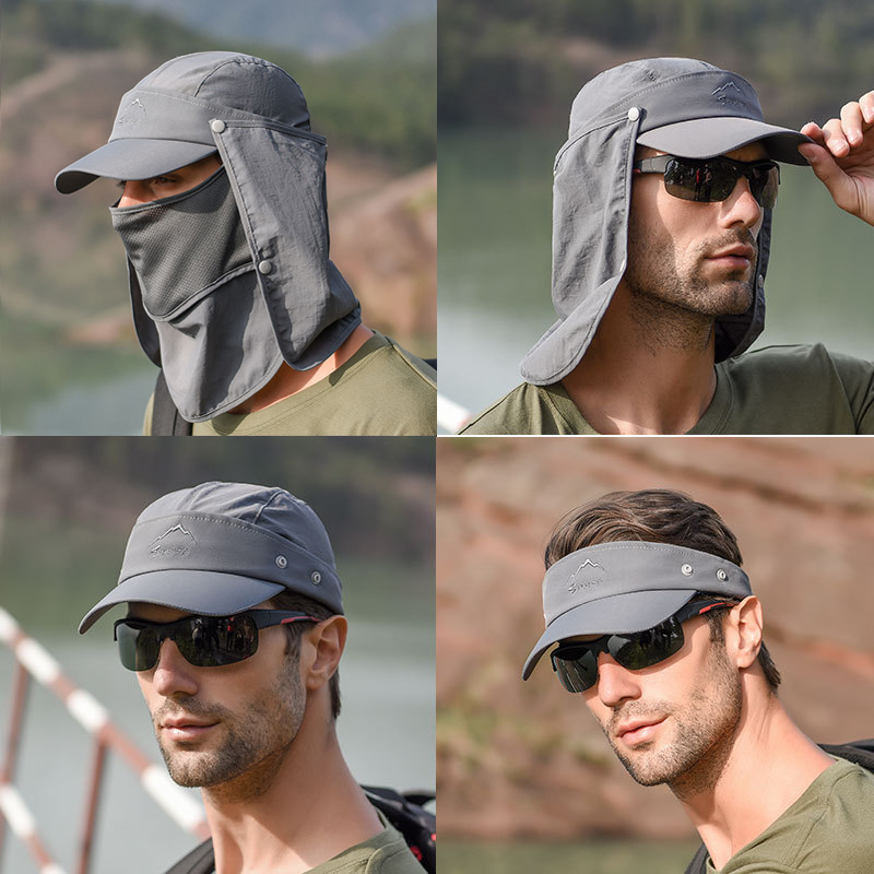 Multifunction Foldable Quick D - đánh giá và giá Camping Outdoor Quick Drying Sun Neck Protection Cap Hat