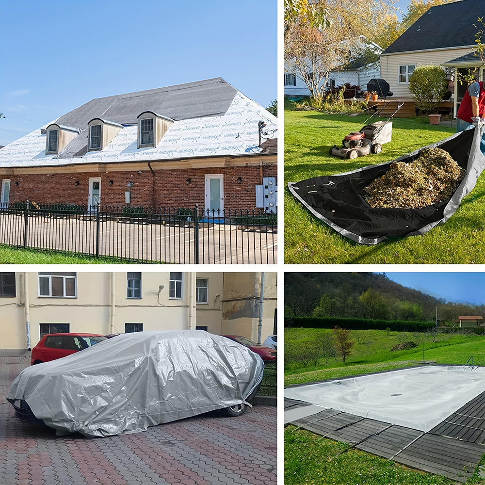 Large Tarp 3mx5 6 8 4x4 5 6 8  - đánh giá và giá Waterproof Tarp Shelter