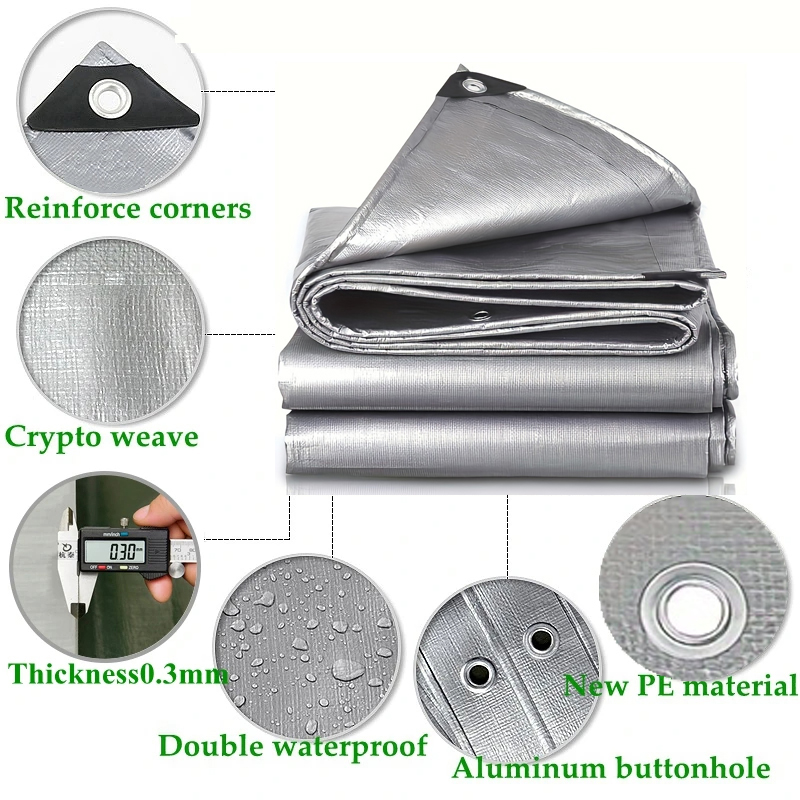 Large Tarp 3mx5 6 8 4x4 5 6 8  - đánh giá và giá Waterproof Tarp Shelter
