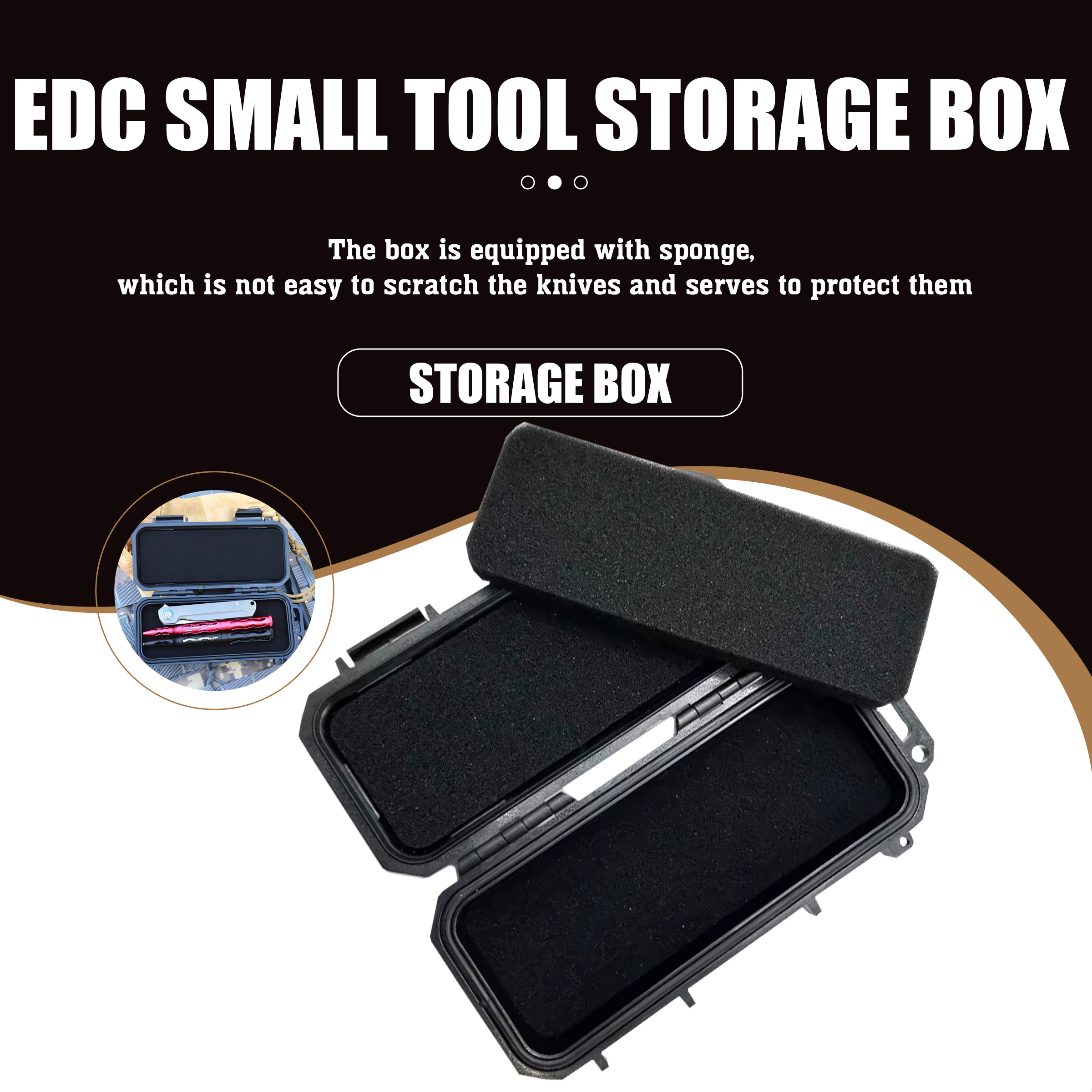 Edc storage box, tactical outd - đánh giá và giá Outdoor Camping Folding Storage Box