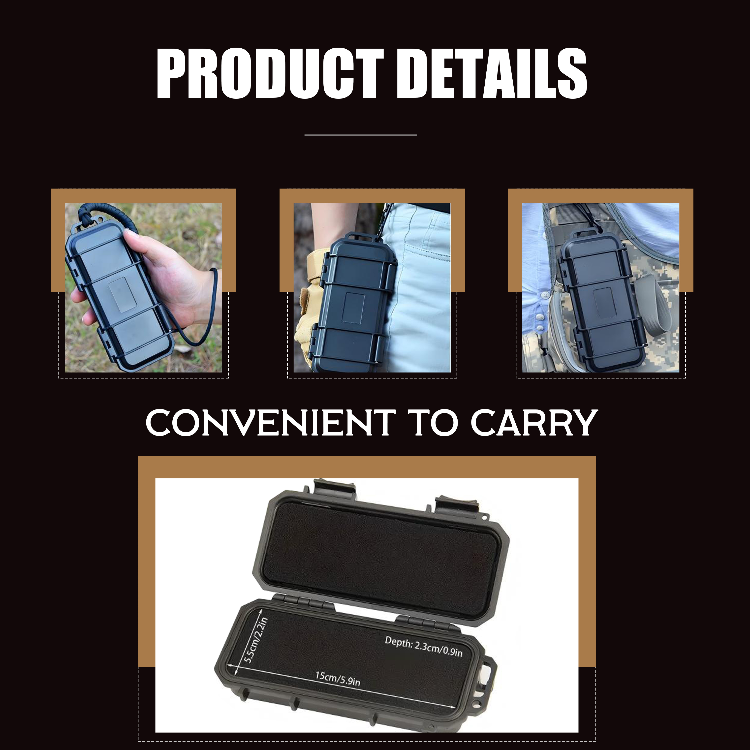 Edc storage box, tactical outd - đánh giá và giá Outdoor Camping Folding Storage Box