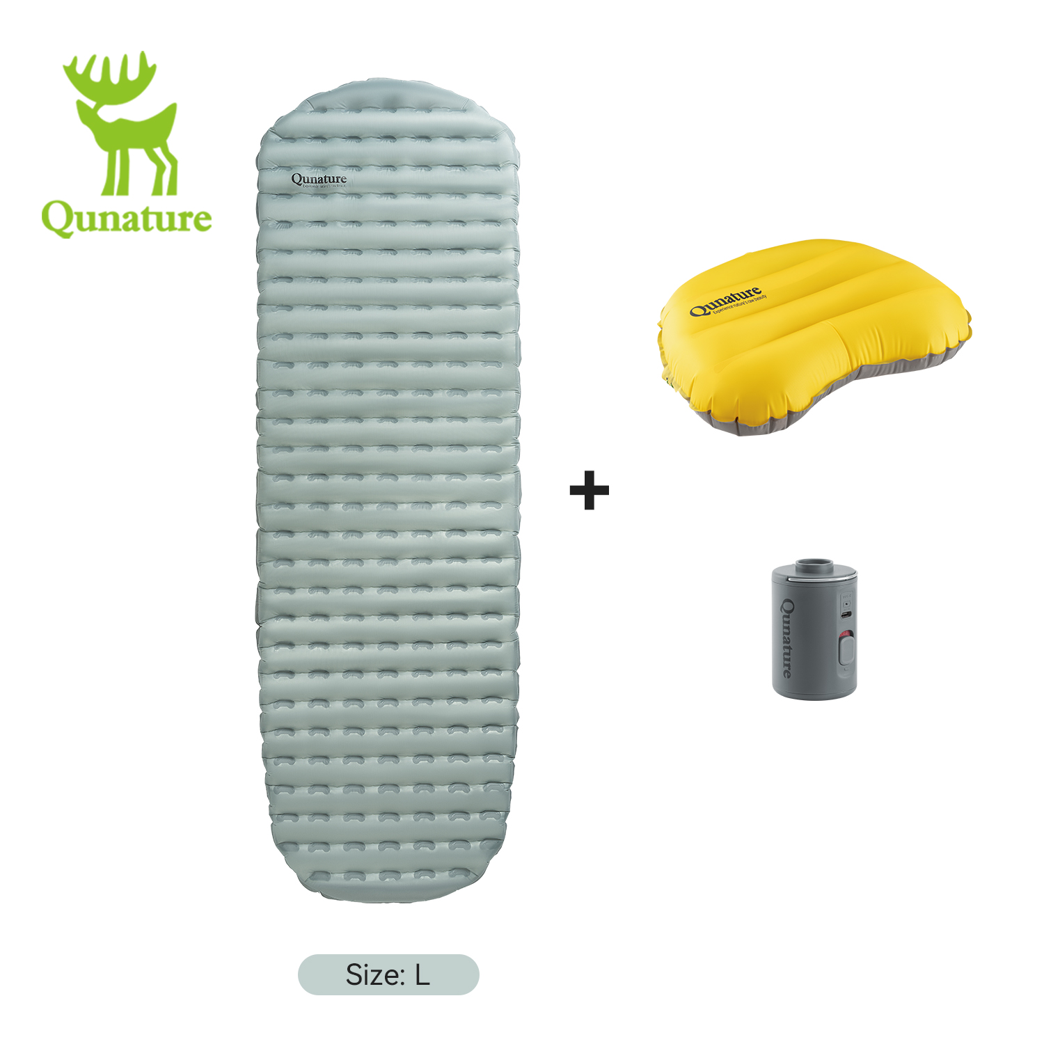 Qunature 3Pcs/set Outdoor Camp - đánh giá và giá Outdoor Inflatable Camping Tent With Air Pump