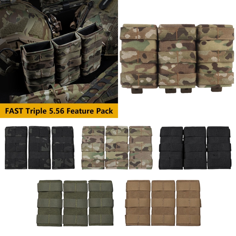 MOLLE-Compatible Triple Magazi - đánh giá và giá Outdoor Camping Vest