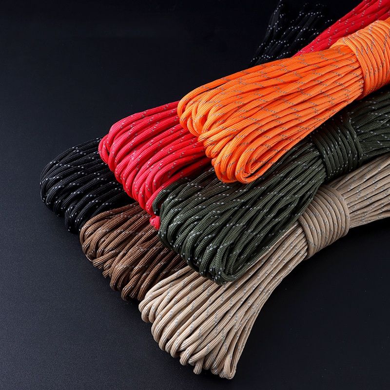Reflective Paracord 550 Milita - đánh giá và giá Outdoor Camping Extension Cord