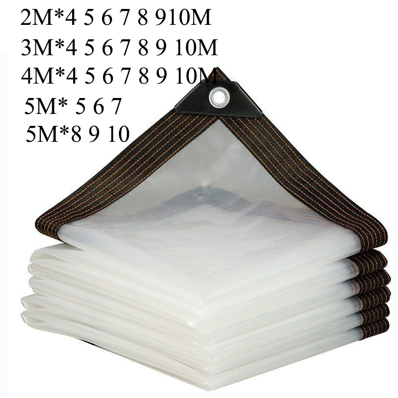 Transparent Tarpaulin 2*3 4 5  - đánh giá và giá Waterproof Tarp Shelter