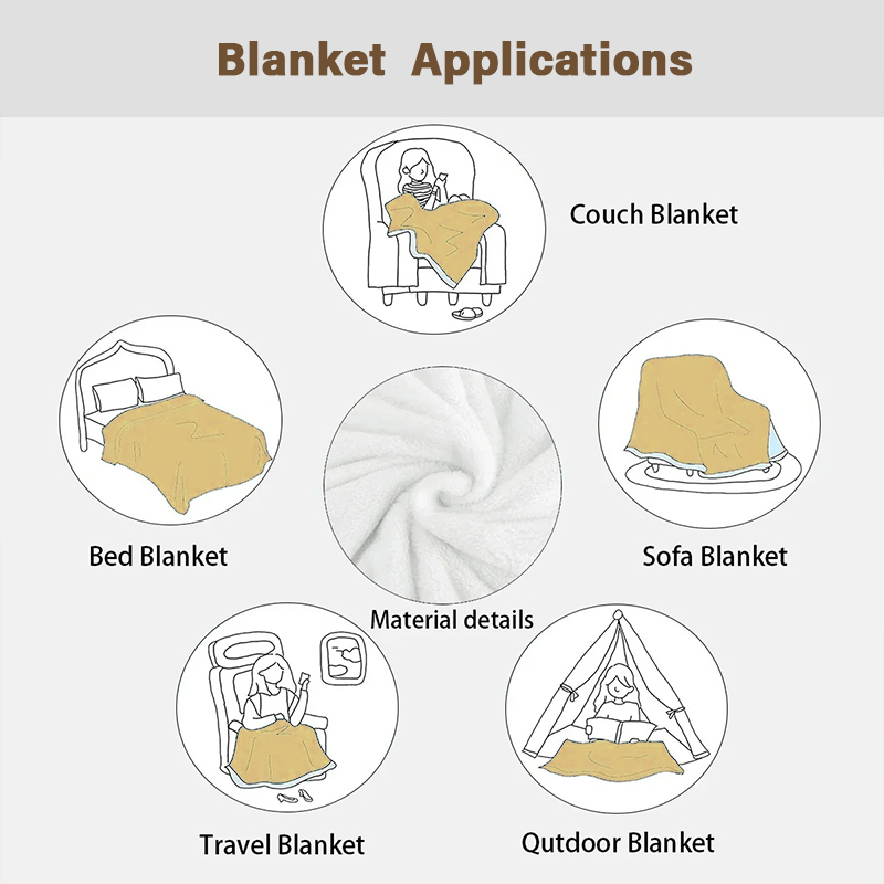Warm Soft Flannel Throw Blanke - đánh giá và giá Outdoor Camping Movies