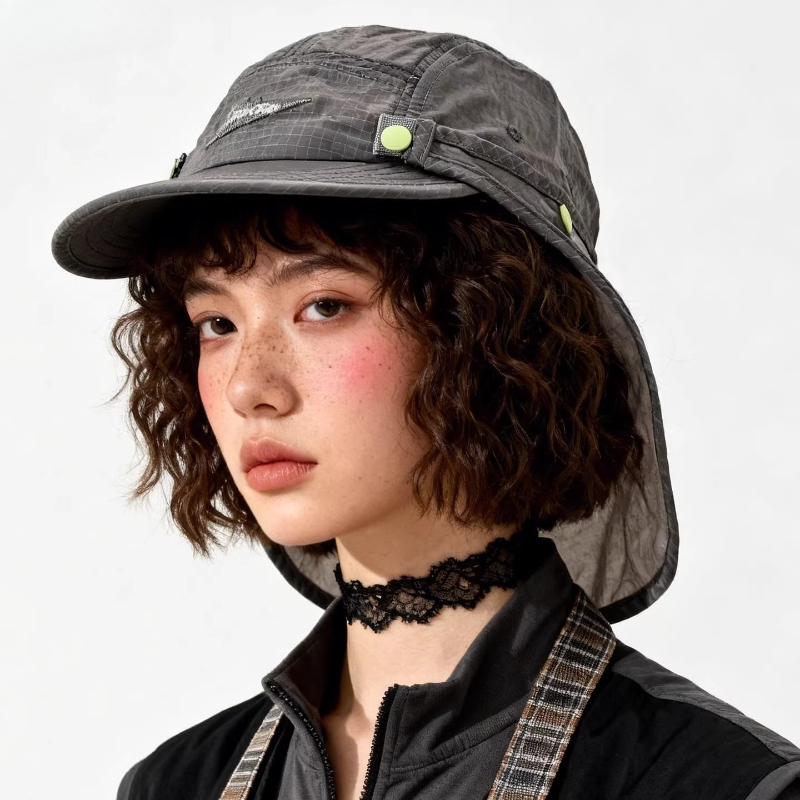 Summer New Detachable Neck Sha - đánh giá và giá Camping Outdoor Quick Drying Sun Neck Protection Cap Hat