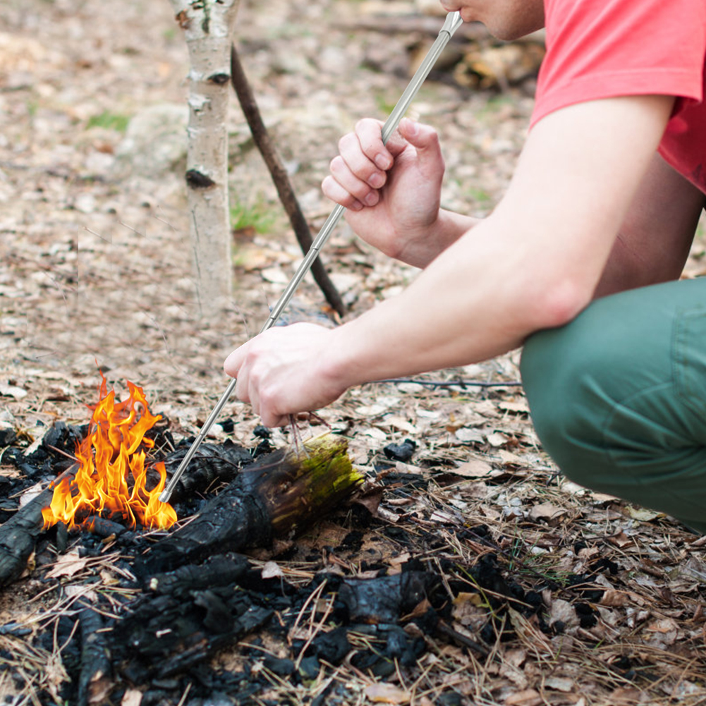 Outdoor Cooking Blow Fire Tube - đánh giá và giá Outdoor Camping Youtube