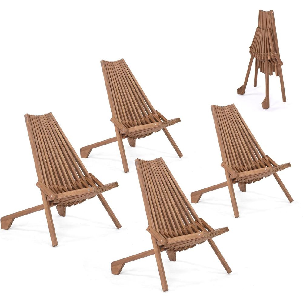 Weather-Resistant Acacia Wood  - đánh giá và giá Outdoor Camping Decke