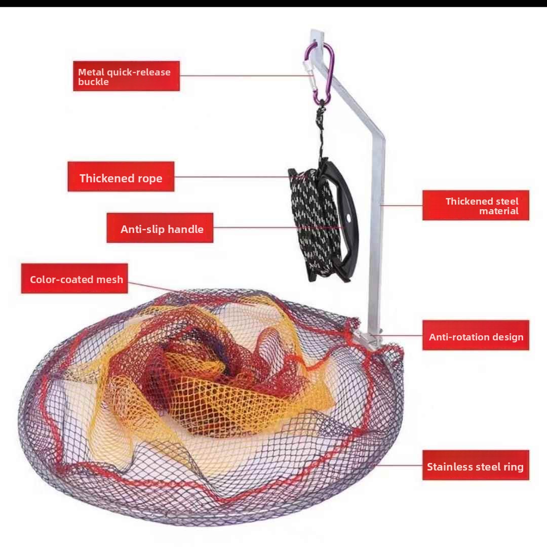 Bridge Fishing Net with Rope B - đánh giá và giá Outdoor Camping Gear Brands
