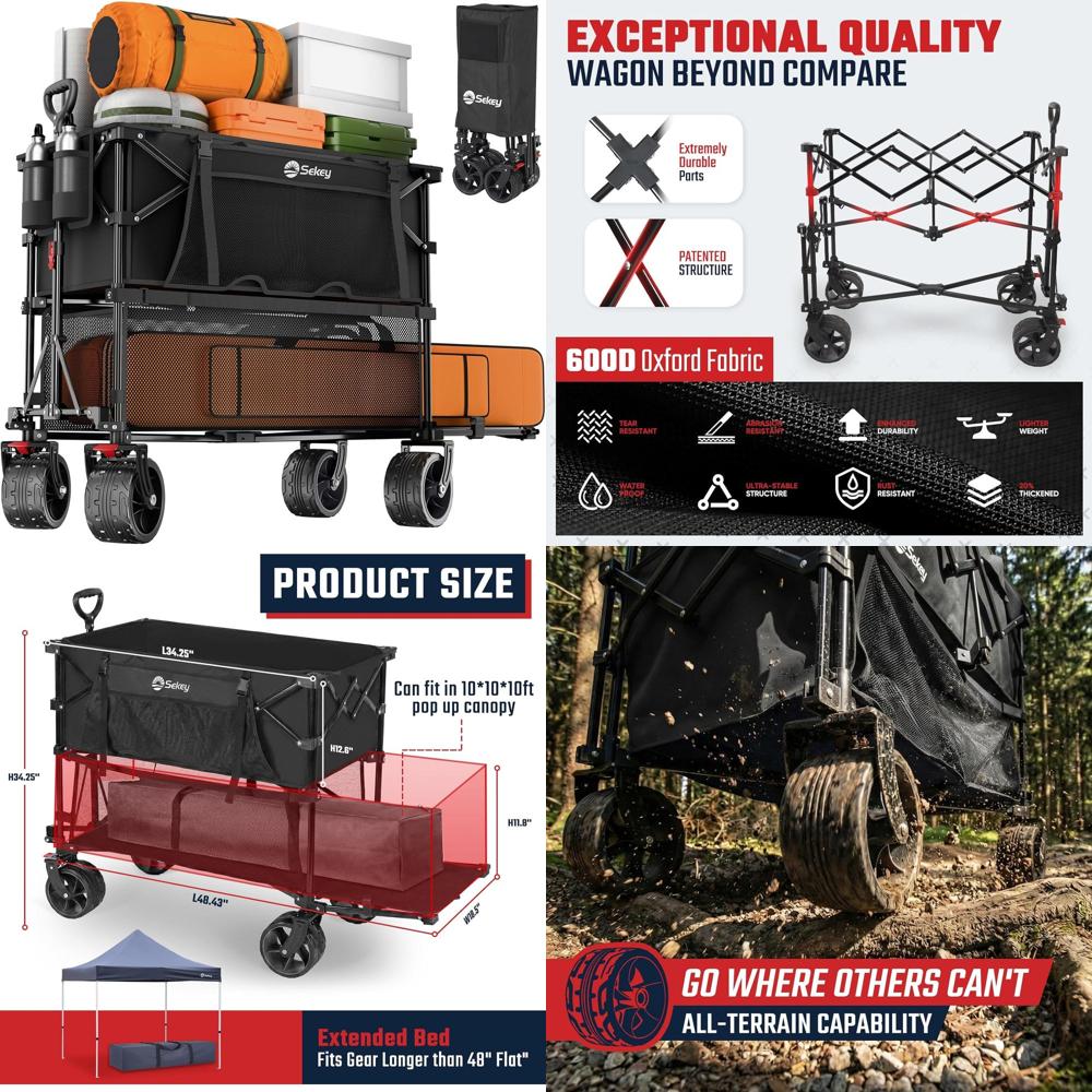 500 lbs Capacity Double Deck G - đánh giá và giá Outdoor Camping Decke