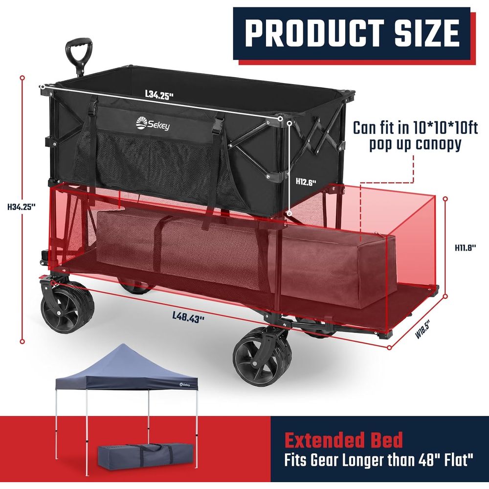 500 lbs Capacity Double Deck G - đánh giá và giá Outdoor Camping Decke