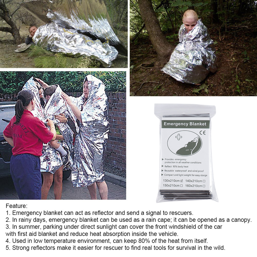 1-10PCS Emergency Thermal Blan - đánh giá và giá Outdoor Camping Rug