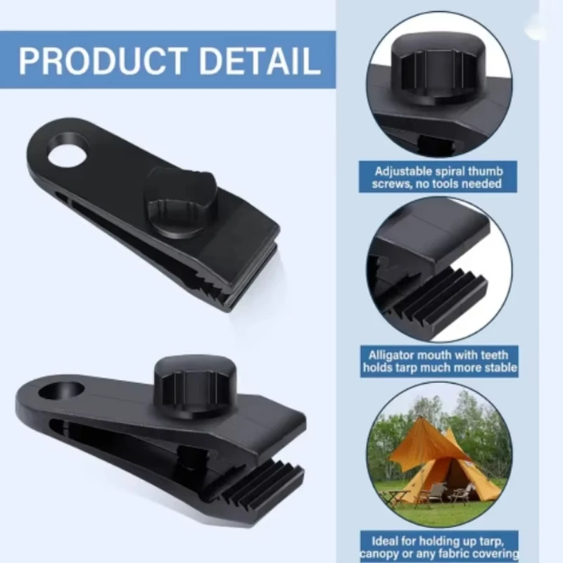  Camping Tarp Clips Outdoor C - đánh giá và giá Outdoor Camping Extension Cord