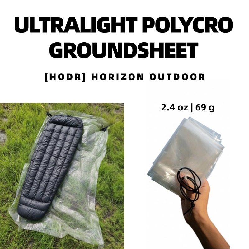 [HODR GEAR]Ultralight Polycro  - đánh giá và giá Waterproof Tarp Shelter
