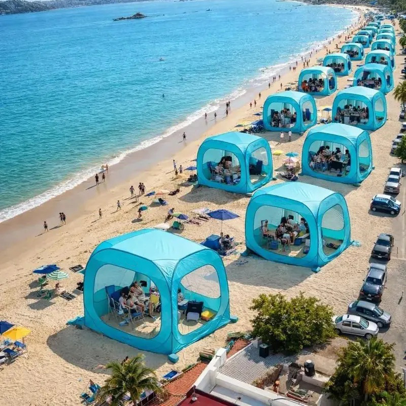 Beach Cabana Tent Quick Set up - đánh giá và giá Outdoor Camping Rental