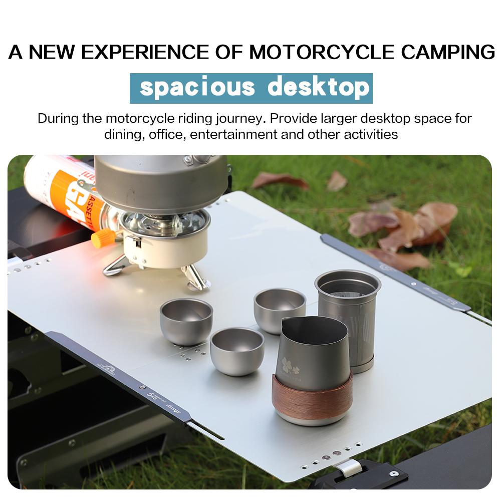 Motorcycle aluminum alloy fold - đánh giá và giá Outdoor Camping Folding Storage Box