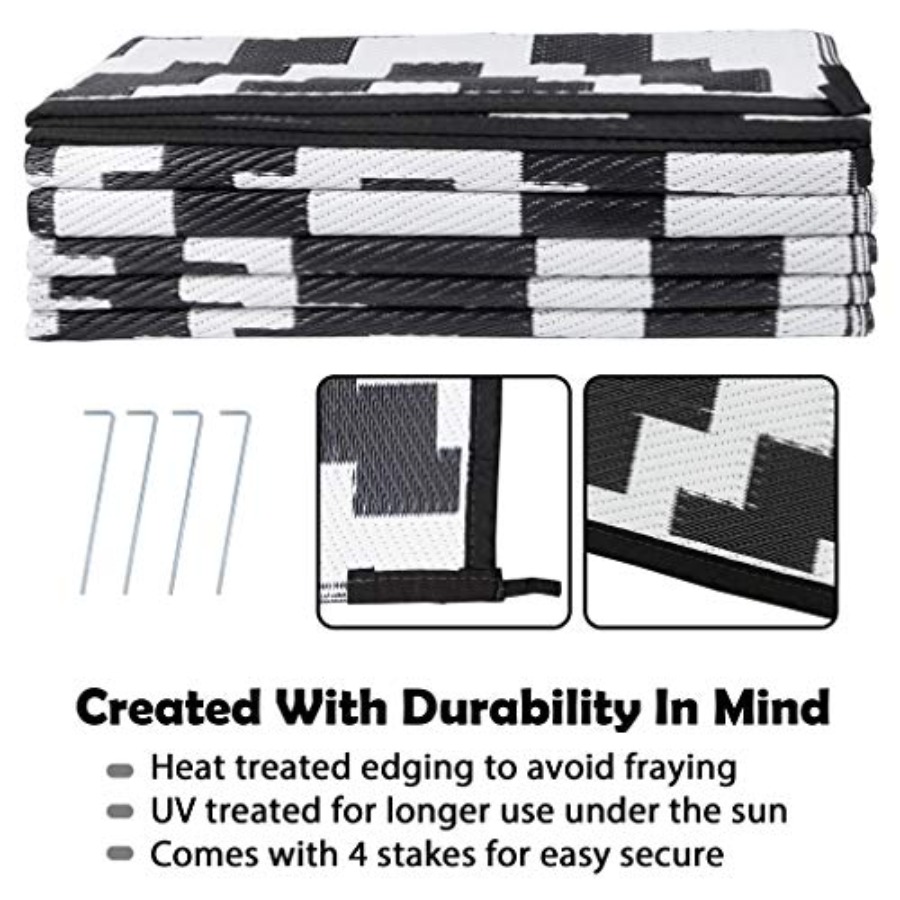 Waterproof Outdoor Rug 9x12 ft - đánh giá và giá Outdoor Camping Decke