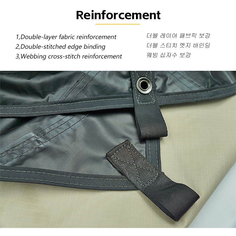 19 Hanging Points Black Coatin - đánh giá và giá Waterproof Tarp Shelter