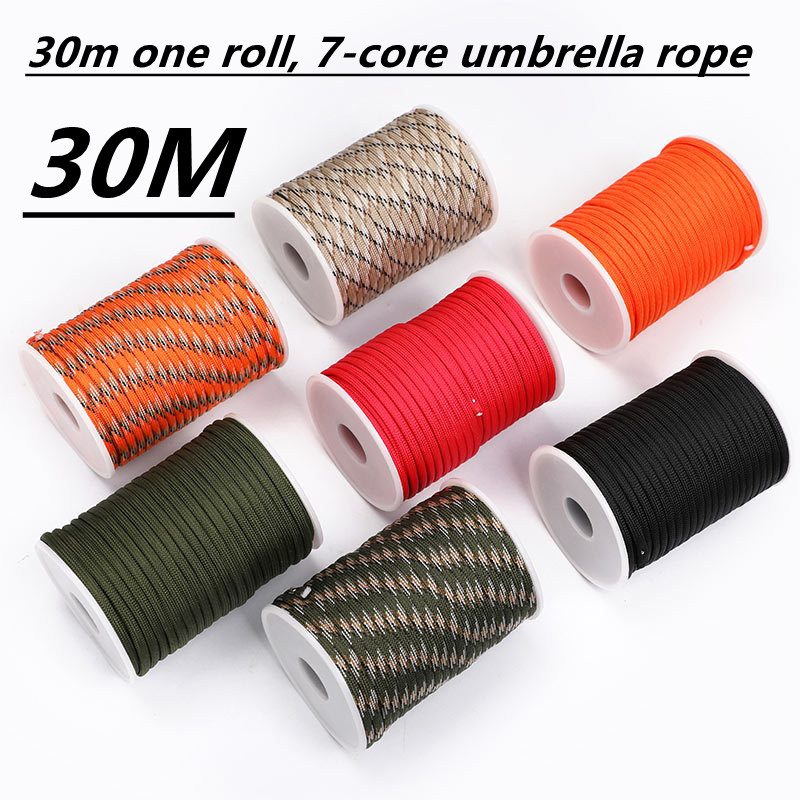 5M/15M/30M 7-Core 550 Paracord - đánh giá và giá Outdoor Camping Extension Cord