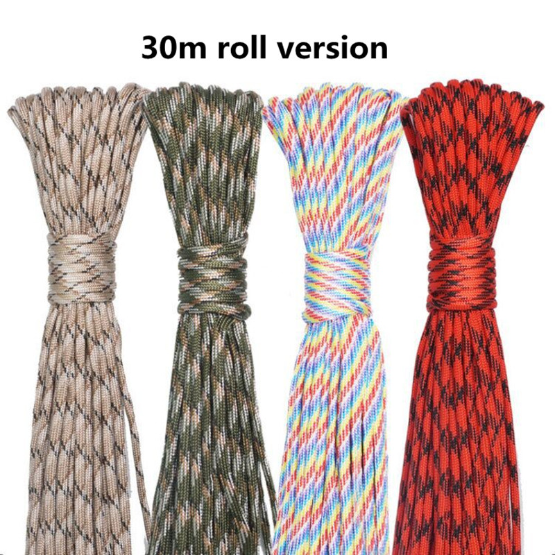 5M/15M/30M 7-Core 550 Paracord - đánh giá và giá Outdoor Camping Extension Cord