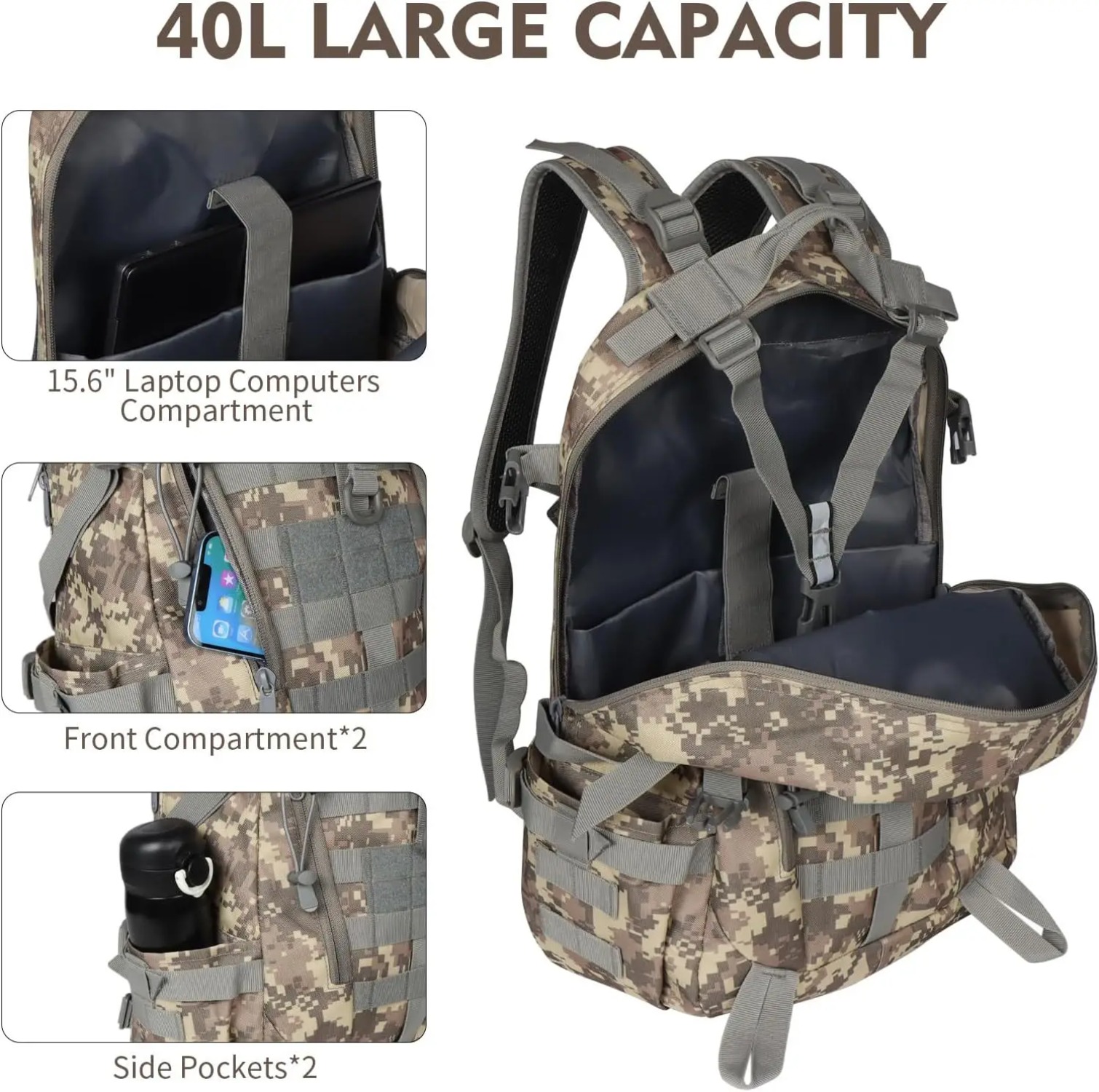 2026 Tactical Reflective Backp - đánh giá và giá Outdoor Camping Games
