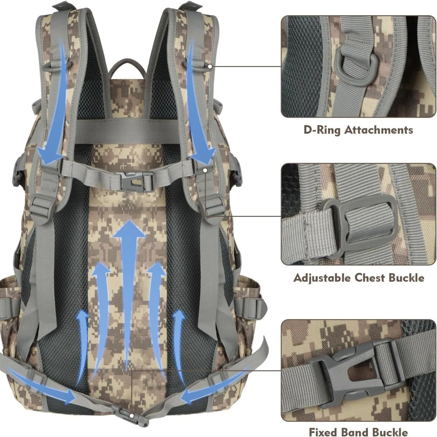 2026 Tactical Reflective Backp - đánh giá và giá Outdoor Camping Games