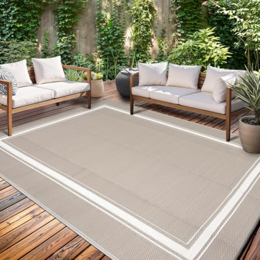 Outdoor Patio Rug 9x18, waterp - đánh giá và giá Outdoor Camping Decke