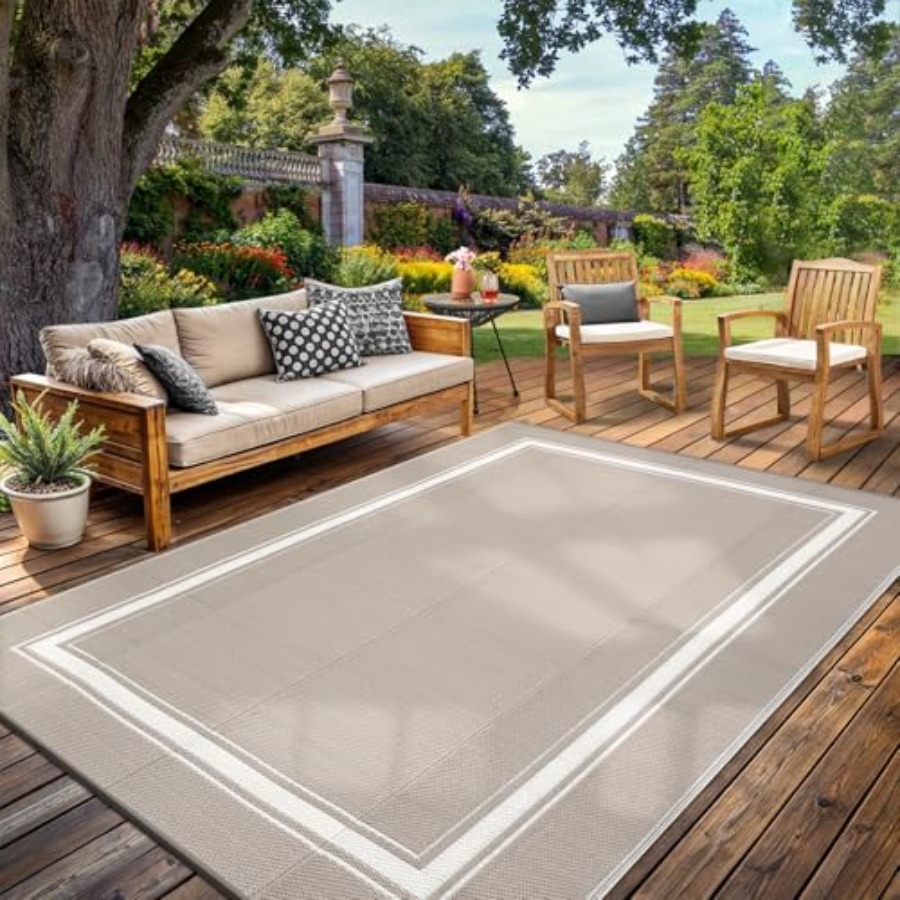 Outdoor Patio Rug 9x18, waterp - đánh giá và giá Outdoor Camping Decke
