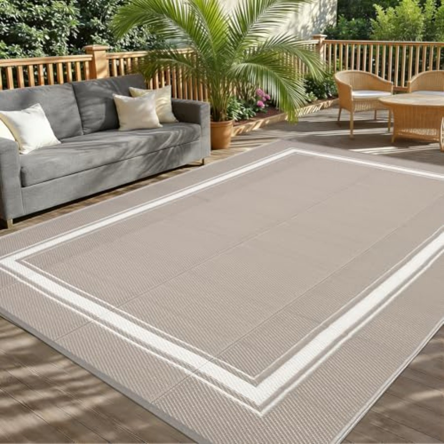 Outdoor Patio Rug 9x18, waterp - đánh giá và giá Outdoor Camping Decke