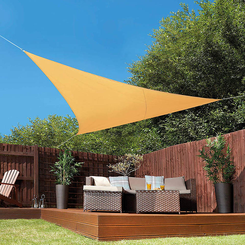 6x6x6m Triangle Sun Shelter Wa - đánh giá và giá Waterproof Tarp Shelter