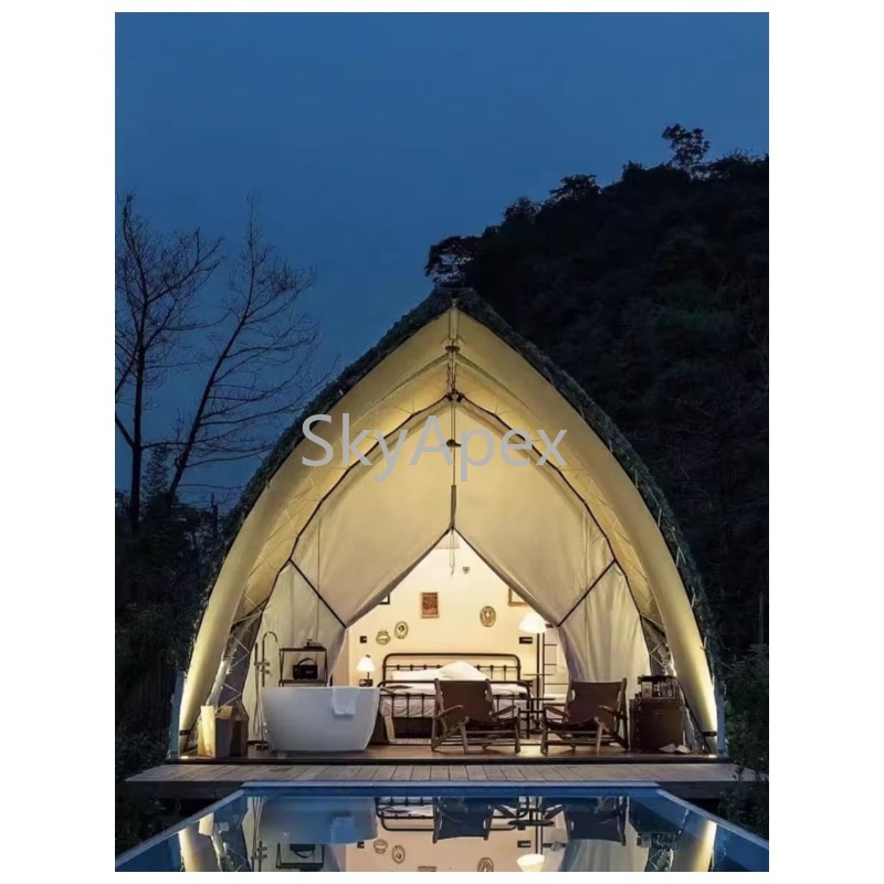 Luxury Glamping Resort Tent  H - đánh giá và giá Outdoor Camping And Glamping