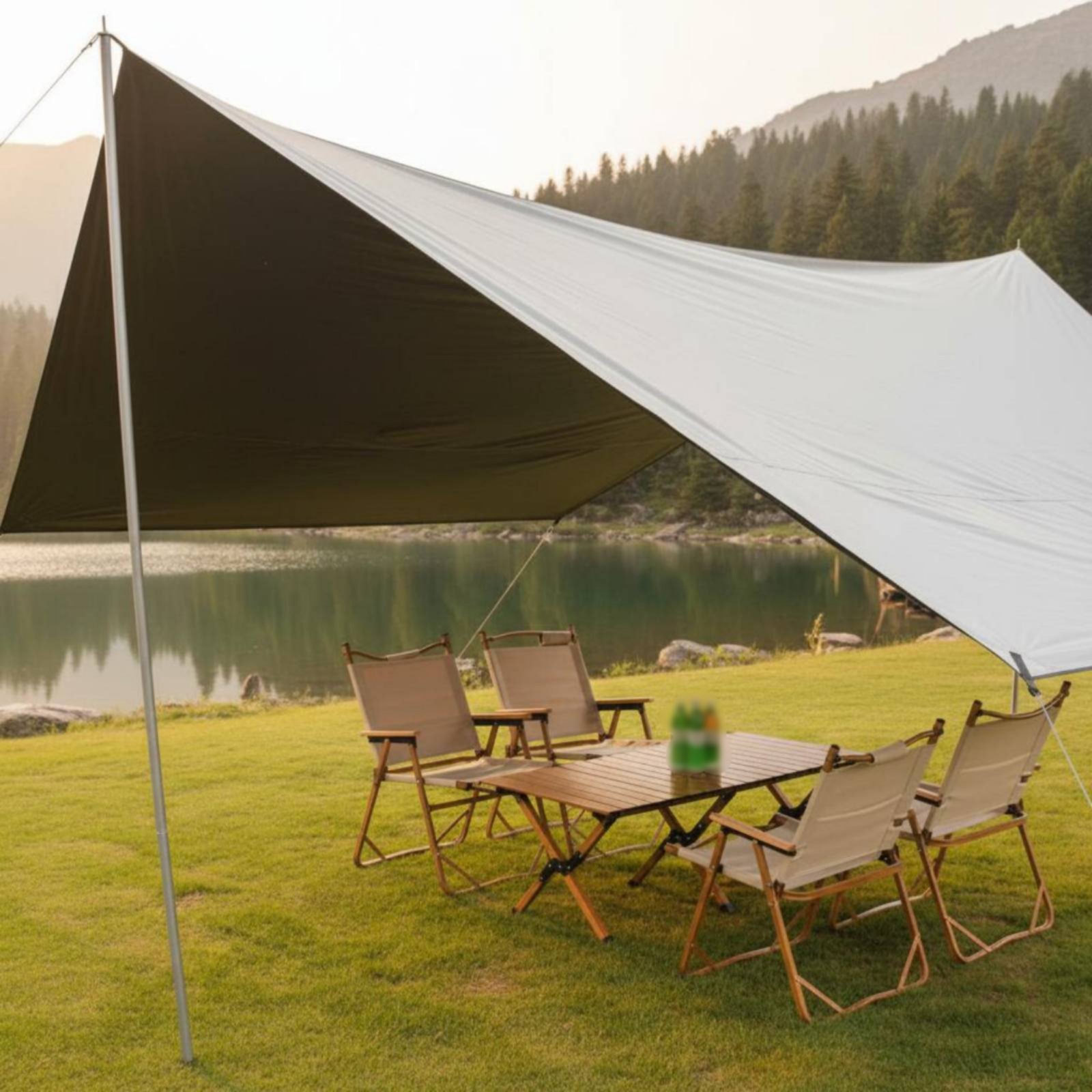 Camping Tarp Windproof Outdoor - đánh giá và giá Waterproof Tarp Shelter
