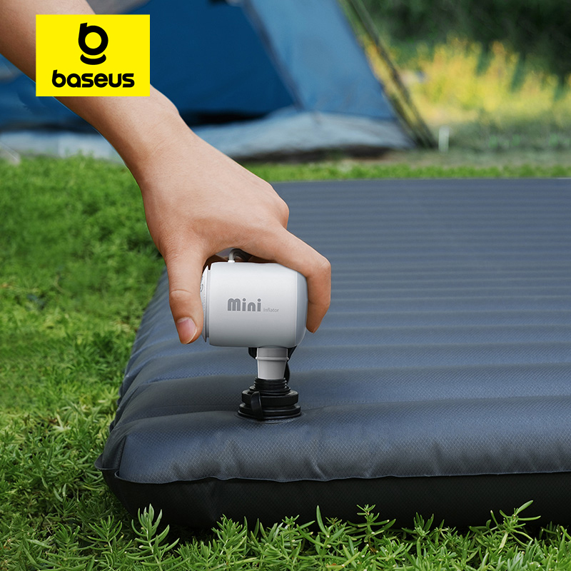 Baseus Portable Air Pump Elect - đánh giá và giá Outdoor Inflatable Camping Tent With Air Pump