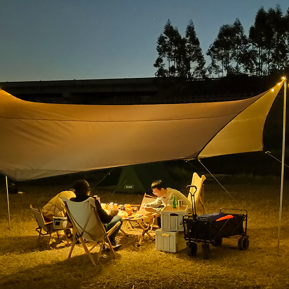 Octagon 5.1x5.1m Large Tarp Wa - đánh giá và giá Waterproof Tarp Shelter