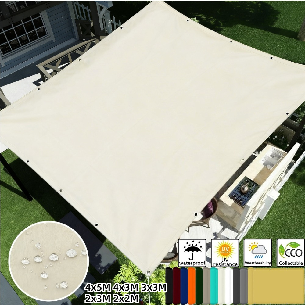 Waterproof Shade Sail with Gro - đánh giá và giá Waterproof Tarp Shelter