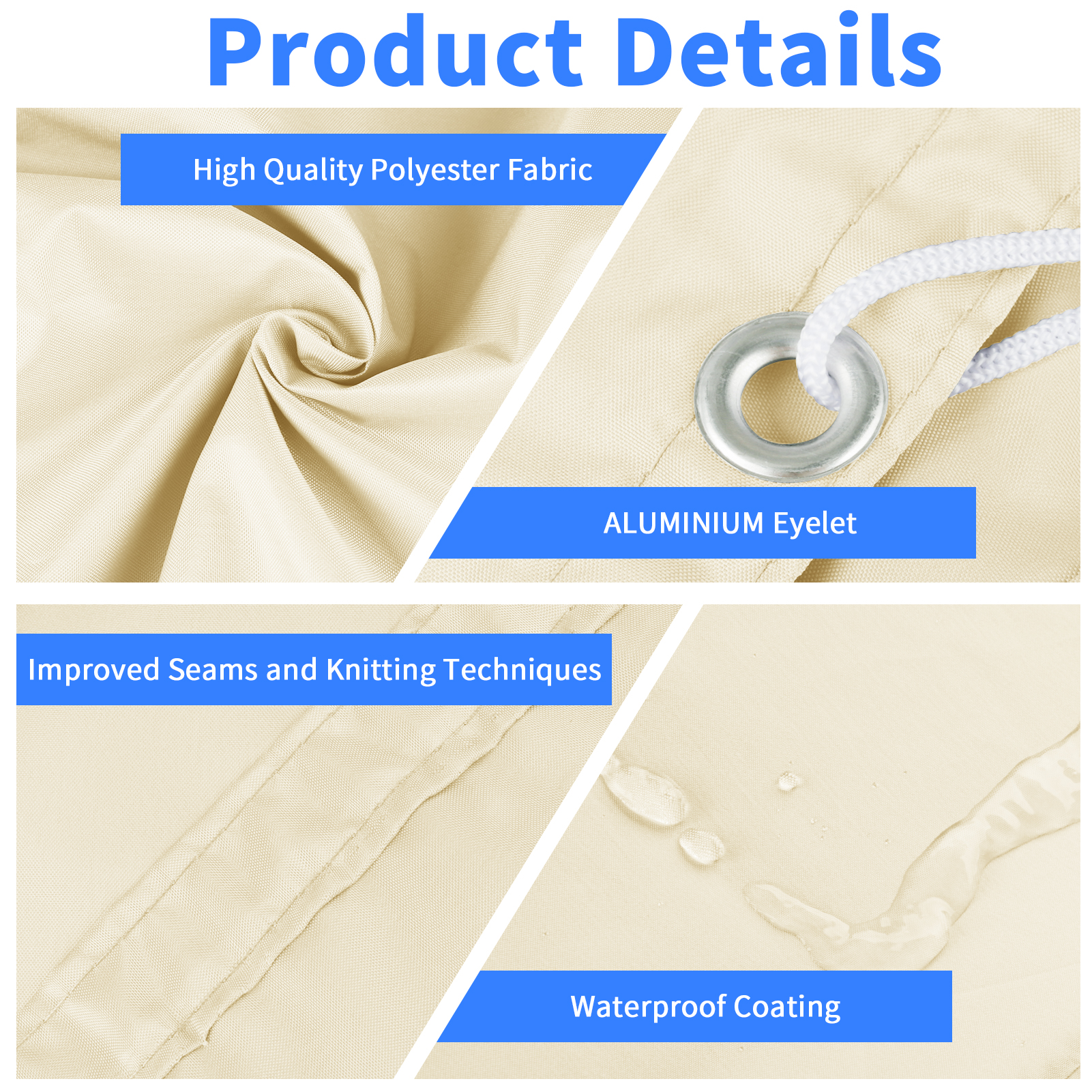 Waterproof Shade Sail with Gro - đánh giá và giá Waterproof Tarp Shelter