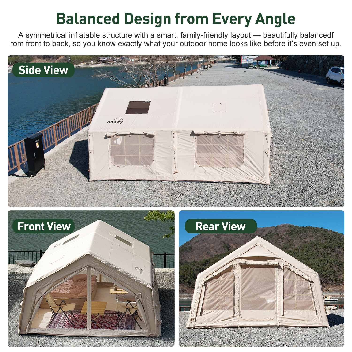 Coody 13.6 Air Tent-Beige Infl - đánh giá và giá Outdoor Camping And Glamping