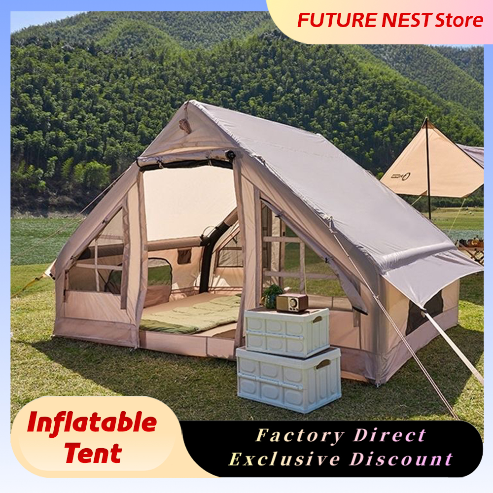 Inflatable Camping Tent Outdoo - đánh giá và giá Outdoor Inflatable Camping Tent With Air Pump
