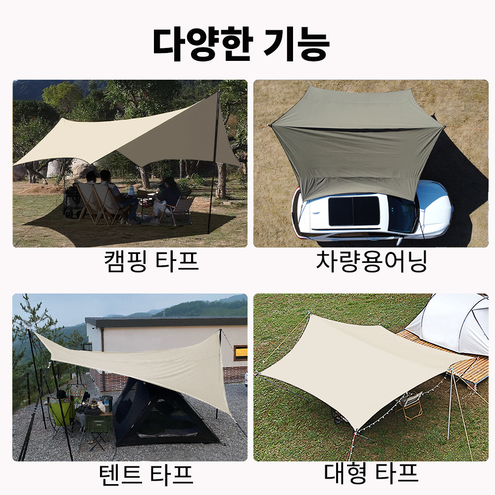 TC Cotton Hex Tarp 4.4x4.4m La - đánh giá và giá Waterproof Tarp Shelter