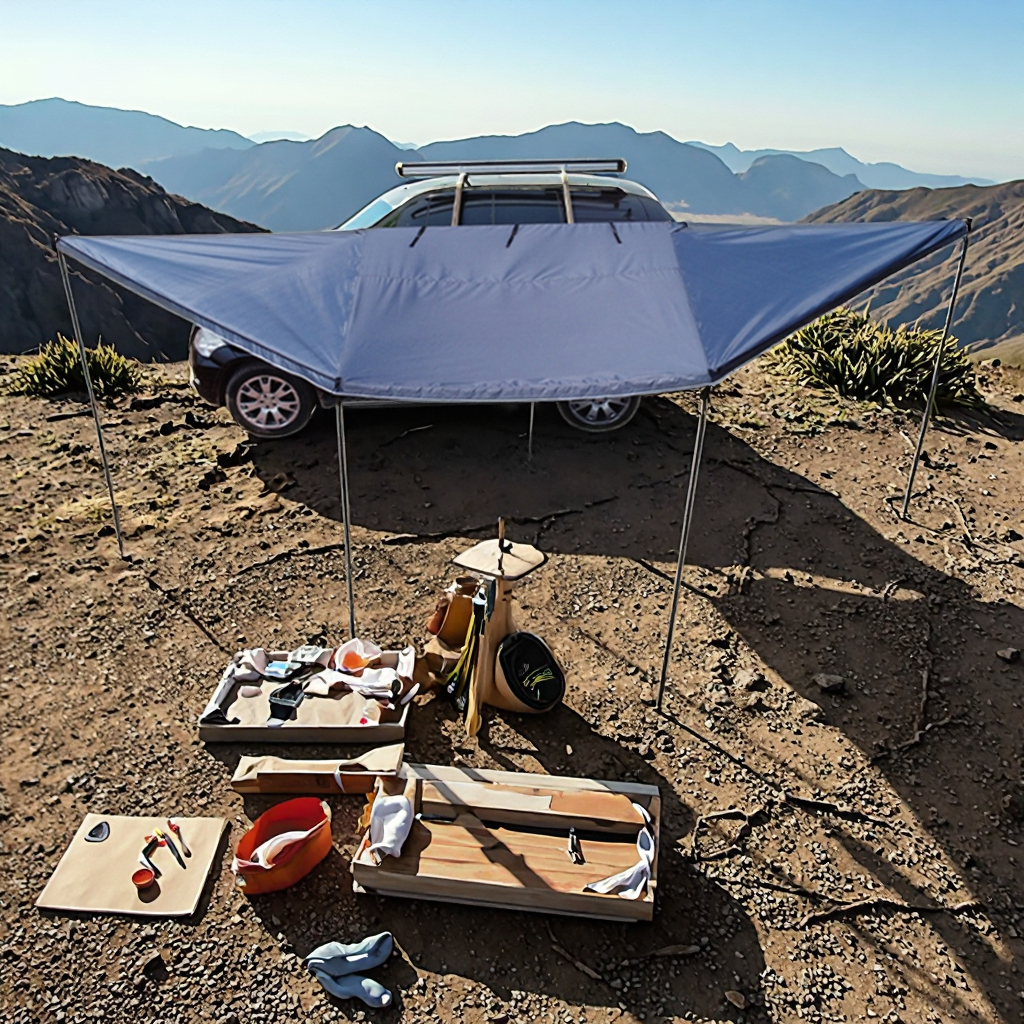180 Car Awning,2.5M 4WD Offroa - đánh giá và giá Waterproof Tarp Shelter